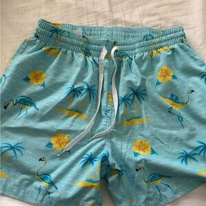 Chubbies Tropical Flamingo Swim Shorts